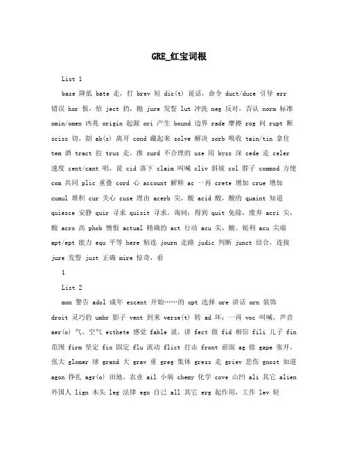 GRE_红宝词根