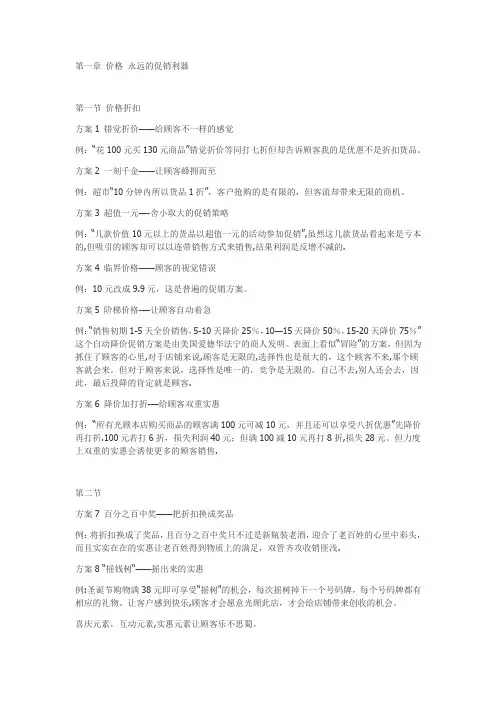 100个营销方案