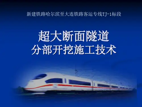 超大断面隧道开挖技术