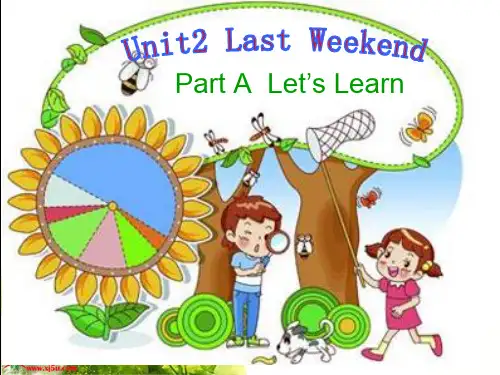 新PEP小学英语六年级下册Unit2-Last-weekend-A-Let27s-learn-课件省