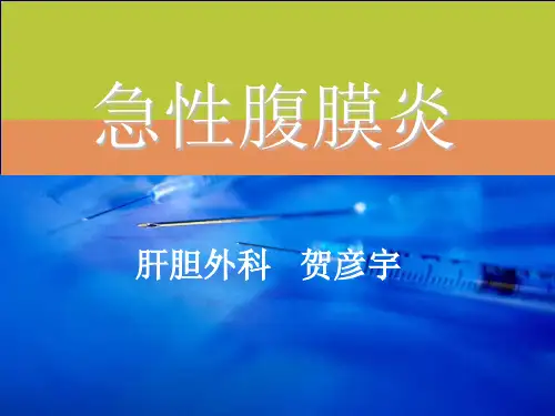 腹膜炎ppt课件 (2)