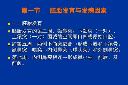 口腔先天性唇腭裂课件