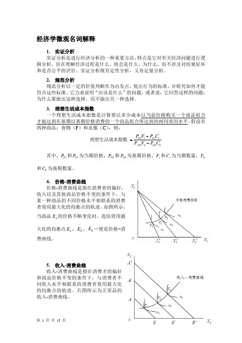 083356_微观经济学名词解释(平狄克)