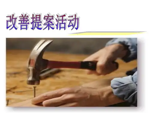 合理化建议改善计划PPT课件