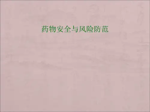药物安全与风险防范