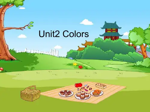 广东开心英语Unit2-Colors第二课时课件