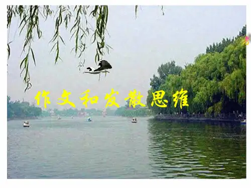 高考作文--作文和发散思维 (共55张PPT)