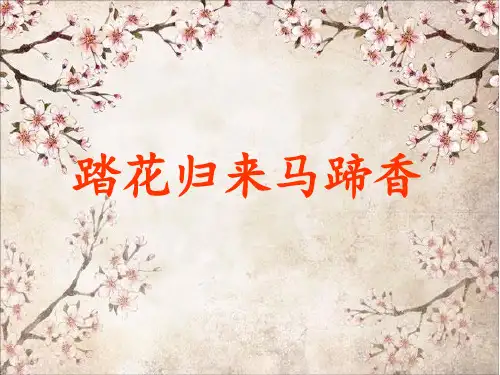 公开课侧面描写 ppt课件