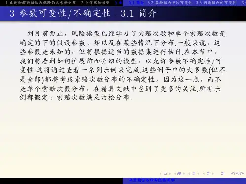 风险模型与非寿险精算学 (36)