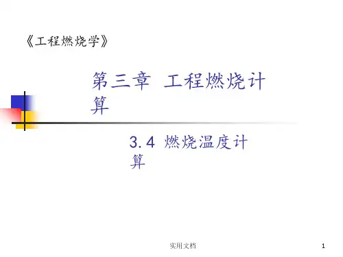 《工程燃烧学》