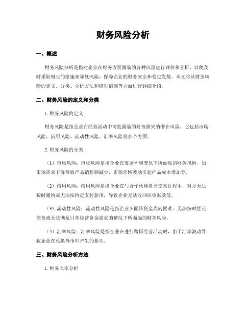 财务风险分析