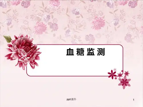 血糖监测  ppt课件