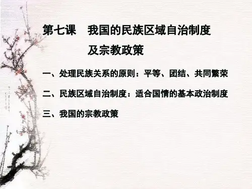 处理民族关系的基本原则