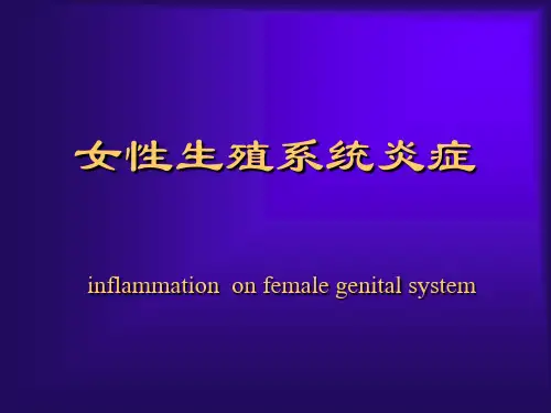 女性生殖系统炎症(ppt 94)