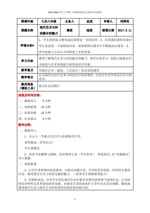 现代艺术与科技融合的魅力