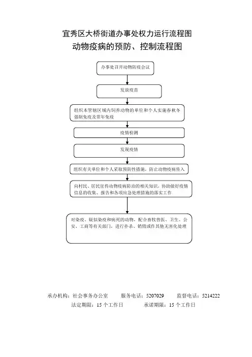 宜秀区大桥街道办事处权力运行流程图