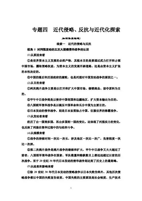 近代侵略、反抗与近代化探索