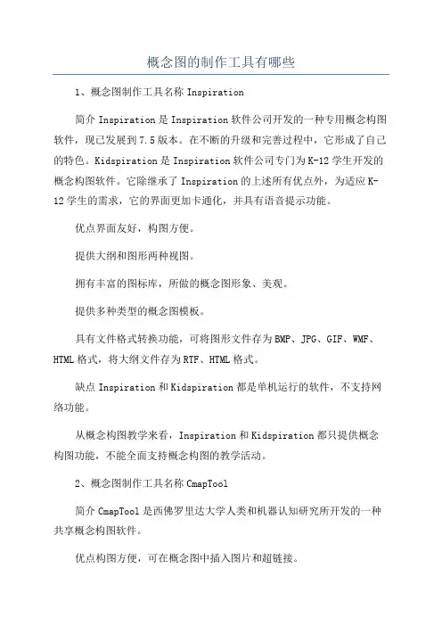 概念图的制作工具有哪些