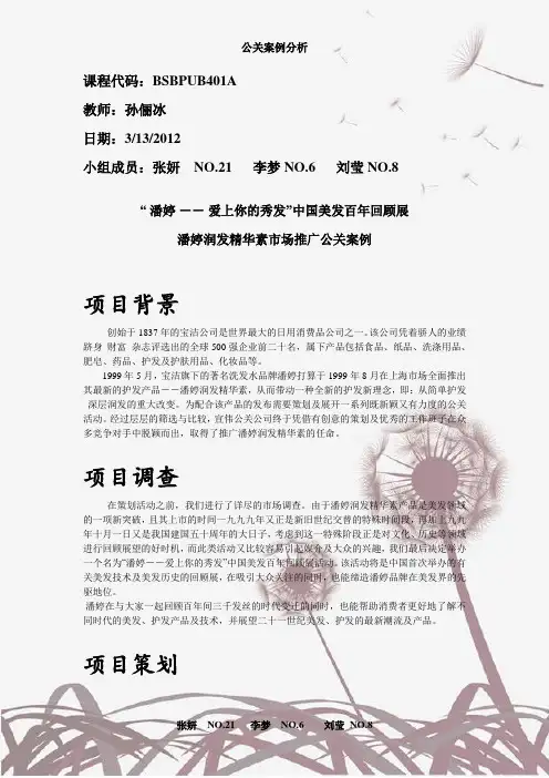 潘婷案例分析