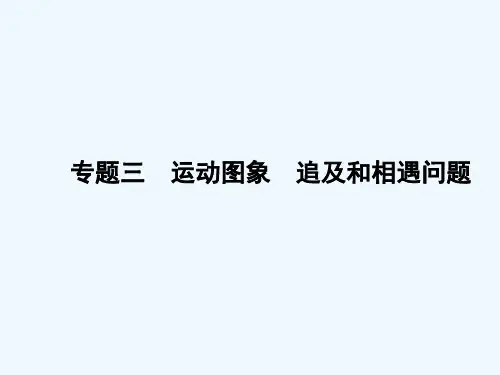 2015届高考物理一轮复习专题课件：2 专题3 运动图象《追及和相遇问题》