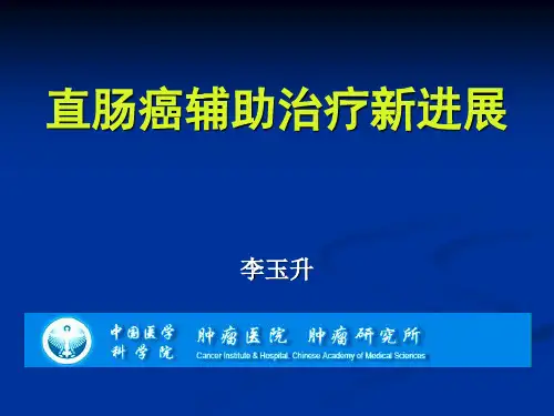 直肠癌辅助治疗新进展-PPT精选文档36页