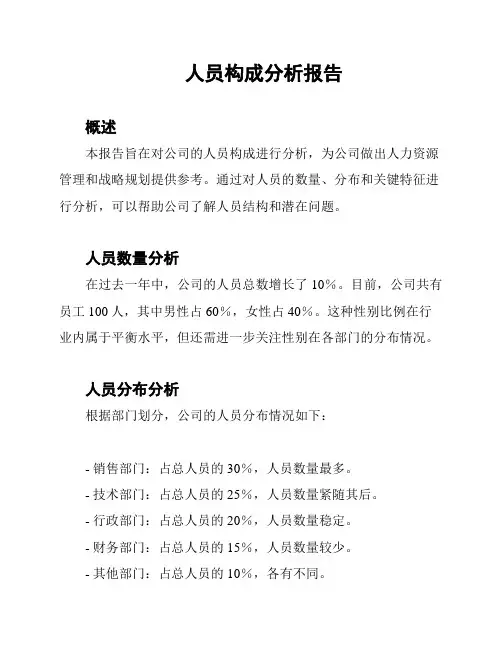 人员构成分析报告