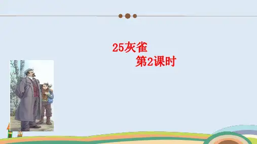 25.《灰雀》课件(共24张PPT)
