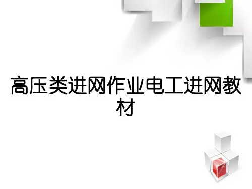 高压类进网作业电工进网教材
