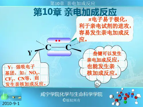 第10章 亲电加成反应