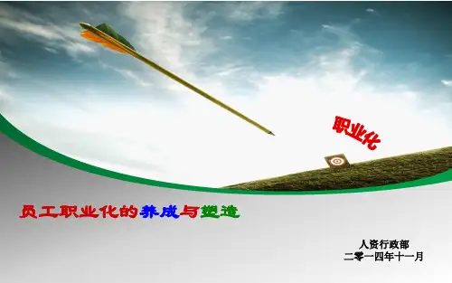 一般员工)员工职业化的养成与塑造..