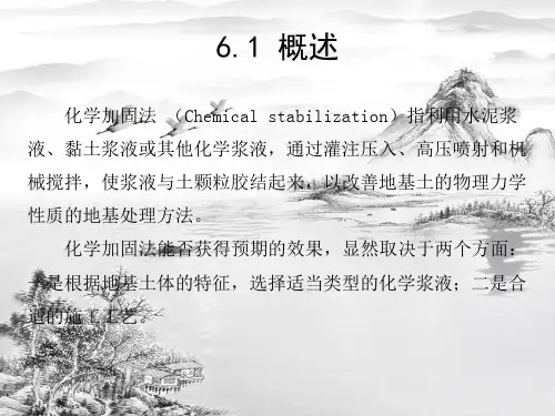 第6章化学加固法ppt课件全