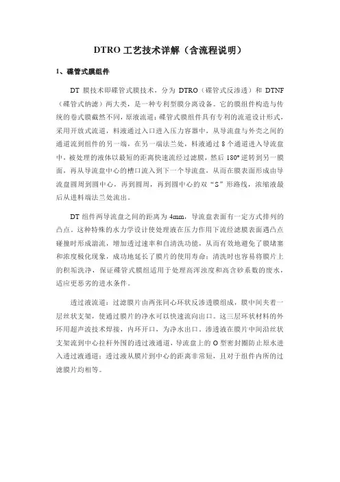 DTRO工艺技术详解(含流程说明)