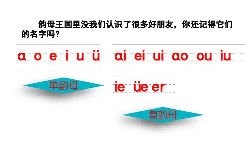 小学一年级语文拼音知识韵母详细讲解PPT课件(汉语拼音12  ɑn en in un ün)