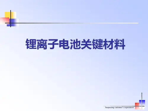 锂离子电池材料介绍