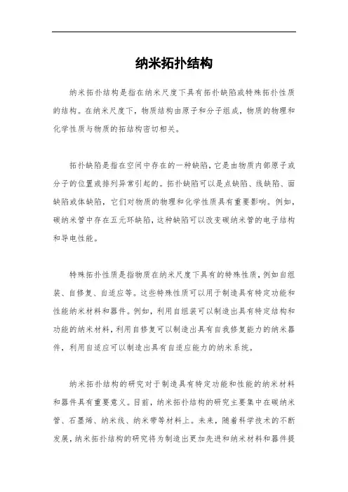 纳米拓扑结构