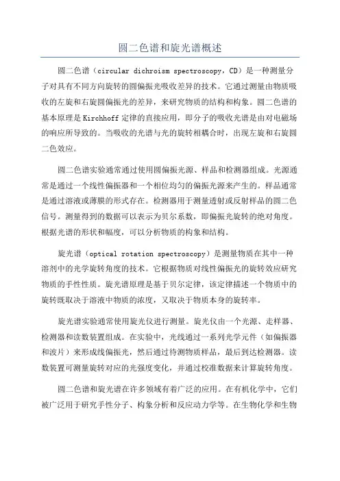圆二色谱和旋光谱概述