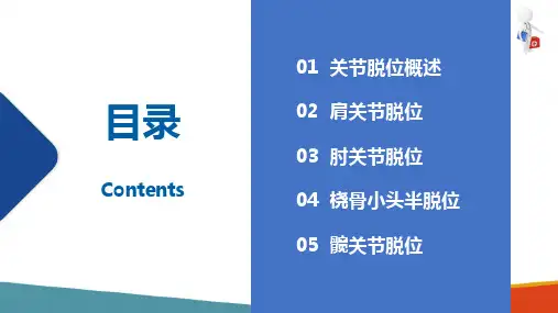 运动系统疾病—关节脱位(外科学课件)