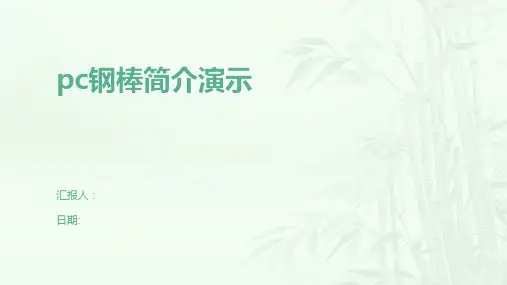 pc钢棒简介演示