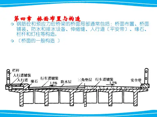 桥面布置与构造
