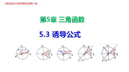 诱导公式高一数学系列