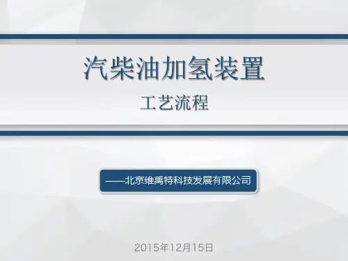 培训资料—汽柴油加氢