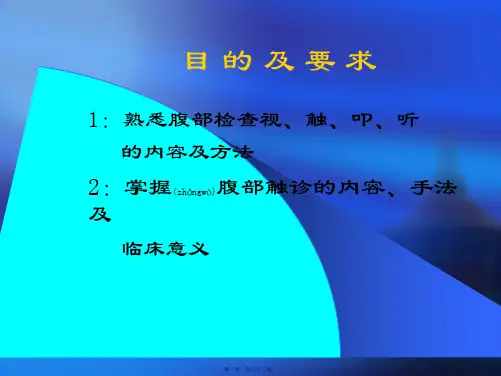 2022年医学专题—腹部