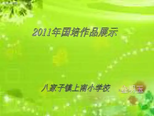 我国培学习目录1自我介绍2授导型教学设