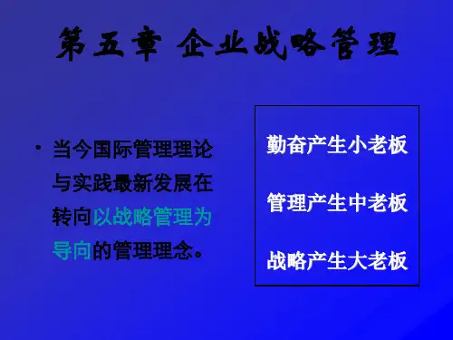 企业战略管理--ppt