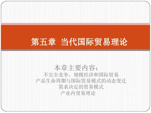 第5章--当代国际贸易理论2011.3