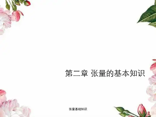 张量基础知识