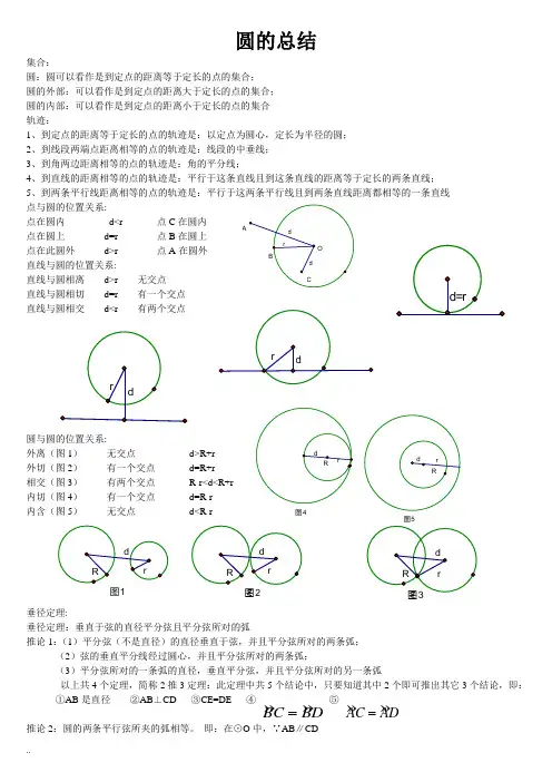 圆的知识点总结(史上最全的)