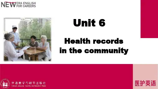 新时代职业英语教学课件Unit 6