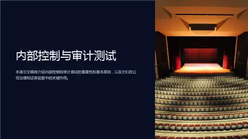 内部控制与审计测试