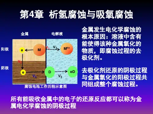 第4章--析氢腐蚀与耗氧腐蚀